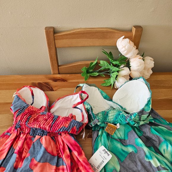 She's Cool - Girls' Dress print Floral Size XS 2 Pcs - Picture 5 of 8